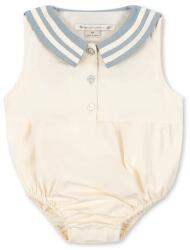 Konges Sløjd pamut baba body CELEBRATION SAILOR ROMPER GOTS KS103575 - bézs 62
