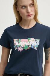 Levi's pamut póló LSE THE PERFECT TEE női, sötétkék, A2086 - sötétkék M