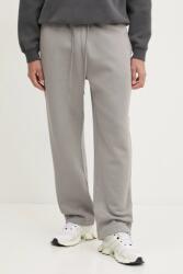 Abercrombie & Fitch melegítőnadrág szürke, sima, KI134-4100 - szürke XL
