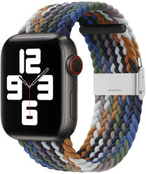 Techsuit - Óraszíj (W032) - Apple Watch 1/2/3/4/5/6/7/8/9/10/SE/SE 2 (38/40/41/42mm) - Cowboy Zöld