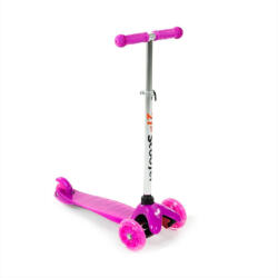 VEGATOYS Háromkerekű világító roller, rózsaszín (YW-MINI-881-RO) - jatektenger