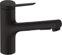 Hansgrohe Zesis M33 konyhai csaptelep álló fekete 74800670