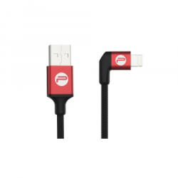 PGYTECH 350mm hosszú usb-lightning kábel fekete