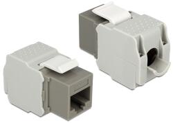 Delock Keystone modul RJ45 anya > LSA Cat. 6 UTP szürke (d86342)