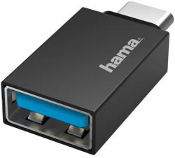 Hama Adaptor Hama 200311, USB-C - USB A (Negru) (Hama 200311)