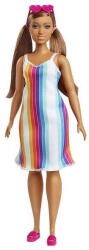 Mattel Barbie - Loves the Ocean 50. évfordulós baba - barna haj, csíkos ruha