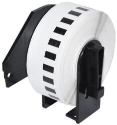 Makki съвместими етикети Brother DK-22214 - White Continuous Length Paper Tape 12mm x 30.48m, Black on White - MK-DK-22214 (MK-DK-22214) - zettabytex