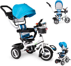 Háromkerekű forgó előtető tartós gumi kerekek kék ECOTOYS (JM-066-9L BLUE)