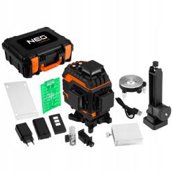 NEO TOOLS 3D Lézer 12 Soros Zöld Koffer, Céltábla 75-140 Neo Tools (75-140)