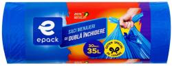 Epack tisztítótasak dupla zárással, 35 L, tekercs 30 db