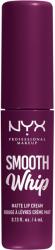 NYX Cosmetics NYX PM Smooth Whip Lip Cream folyékony matt rúzs, 11 Berry Bed Sheets, 4ml (800897131227)