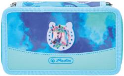 Herlitz Penar cu rechizite Herlitz - Lucky Horse, 2 fermoare (50049134) Penar