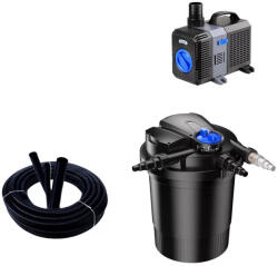 Sunsun CPA-10000 nyomásszűrő szett CTP-8000 szivattyúval + 3 m tömlő és indító baktérium