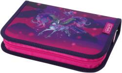 Herlitz Penar cu rechizite Herlitz - Magic Unicorn, 2 aripi (50046379) Penar