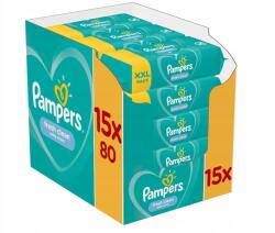 Pampers Nedves Törlőkendő Pampers Fresh Clean 15x 80DB (Pampers Chusteczki Nawilżane Wilgotne)