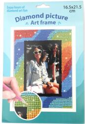 EM ART Ramă foto din carton Em Art - pentru lipire cu diamante (opțiunea 1), 16.5 x 21.5 cm (851966)