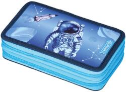 Herlitz Penar cu rechizite Herlitz - Cosmic Explorer, 2 fermoare (50049141) Penar