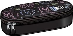 ST.RIGHT Penar oval pentru școală St. Right Trouble Maker Bear -Cu 1 fermoar (PC01) Penar