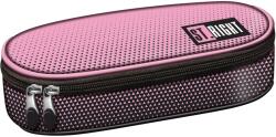 ST.RIGHT Penar oval pentru școală St. Right Pink Gradient -Cu 1 fermoar (PC01) Penar
