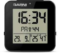 GARNI 138W asztali ébresztőóra hőhigrométerrel szobaklíma monitor (138B)