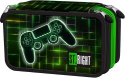ST.RIGHT Penar cu rechizite St. Right Neon Pad - Cu 3 fermoare (PC05) Penar