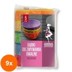 Anna Set 9 x 5 Bureti de Vase Oval Color, Anna (ROC-9xSPDIV000073)