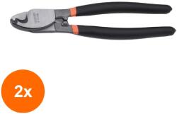 HARDEN Set 2 x Cleste pentru Taiat Cablu Electric, Maner cu Manson din PVC, Profesional, Harden, 150 mm (COR-2xZH570066) Cleste