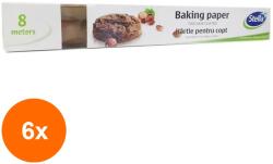 Stella Set 6 x Hartie pentru Copt Stella, 8 m x 38 cm (ROC-6xSPMSTFO004)