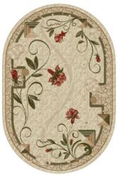 Delta Carpet Covor Oval, 200 x 300 cm, Crem / Bej, Lotos 587/116 (LOTUS-587-116-O-23) Covor