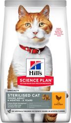 Hill's Hill' s Science Plan Feline Young Adult Sterilised Cat Chicken 15 kg + macskaalom INGYEN