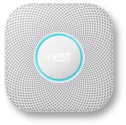 Google Nest Protect 2 Interconnectable vezeték nélküli szén-monoxid érzékelő (S3000BWFD) (S3000BWFD)