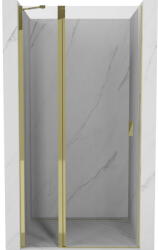 Mexen Zuhanyajtó csuklós MIST (1d+1d) 70x200 cm 6mm arany, átlátszó, 8A4-070-000-50-00 (8A4-070-000-50-00)