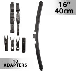 Carguard Ablaktörlő 16"/40 cm - 10 db adapterrel Carguard 55736N (55736N)