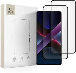 Tech-Protect Xiaomi Poco X7 5G Kijelzővédő Üvegfólia - Tech-Protect Glass Fit+ - Fekete x 2 db (WR-190687)