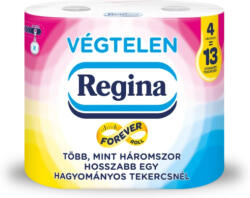 Regina Toalettpapír, végtelen 4 tekercs, 2 rétegű, 2000 lap (8004260015165)