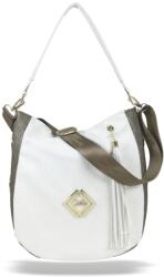  Zellia Női Válltáska Zlb180 Fehér-Bronz - Groove - (97447023)