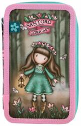  Penar echipat Gorjuss, Wildflower, 3 compartimente, 12x21x6 cm (GR607360) Penar