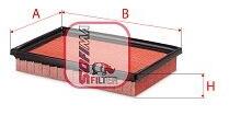 SOFIMA Filtru aer SOFIMA S 3D12 A (S 3D12 A) - fixbox