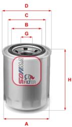 SOFIMA Filtru ulei SOFIMA S 4900 R (S 4900 R) - fixbox