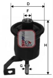 SOFIMA Filtru combustibil SOFIMA S 1776 B (S 1776 B) - fixbox