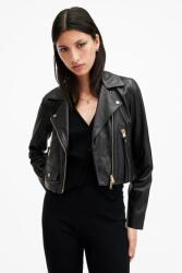 AllSaints bőrdzseki ELORA női, fekete, átmeneti, W088LB - fekete 38