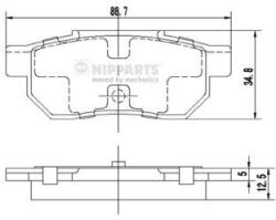 NIPPARTS Set placute frana NIPPARTS J3614002 (J3614002)