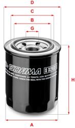 SOFIMA Filtru ulei SOFIMA S 3243 R (S 3243 R) - fixbox