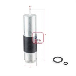 SOFIMA Filtru combustibil SOFIMA S 1A36 B (S 1A36 B) - fixbox