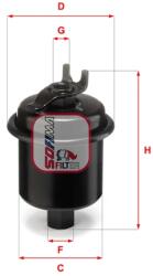 SOFIMA Filtru combustibil SOFIMA S 1621 B (S 1621 B) - fixbox
