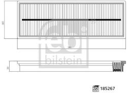 Febi Bilstein Filtru, aer habitaclu FEBI BILSTEIN 185267 (185267)