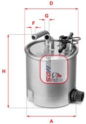 SOFIMA Filtru combustibil SOFIMA S 5394 GC (S 5394 GC) - fixbox