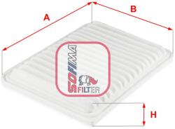 SOFIMA Filtru aer SOFIMA S 3721 A (S 3721 A) - automobilus