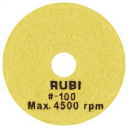 RUBI Dischete diamantate pt. polisat marmura, granit, piatra 100mm, #100 - RUBI-62971 (RUBI-62971) - zoomzi