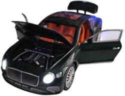 Che Zhi Bentley Continental GT 2022 Green (replica) cu led-uri, sunete si abur scala 1/241/43 (37962)